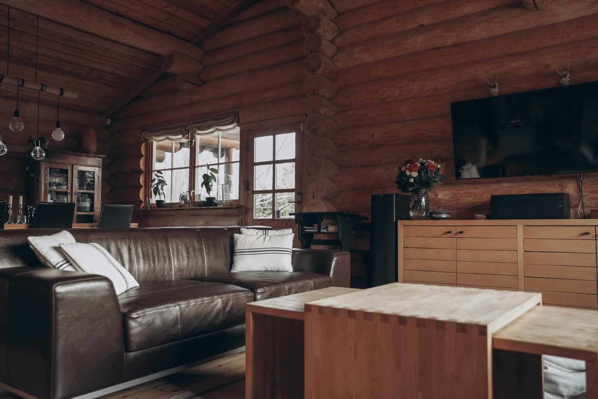 Fjordhygge - Authentic Wood Log Cabin Summerhouse Near Water, Fjord And Forest Jægerspris 外观 照片