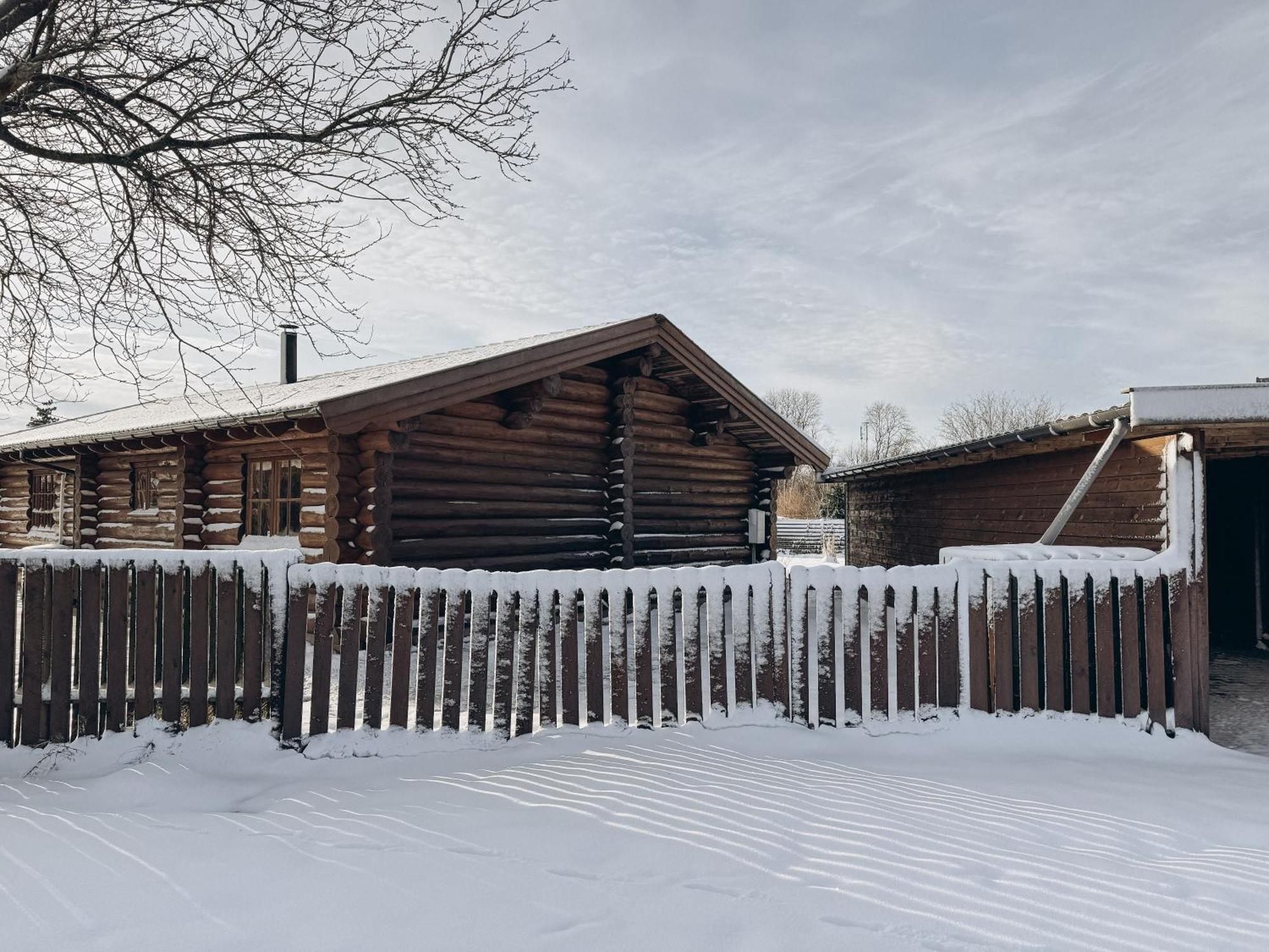 Fjordhygge - Authentic Wood Log Cabin Summerhouse Near Water, Fjord And Forest Jægerspris 外观 照片